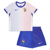 Camiseta Francia Visitante Equipación para niños Eurocopa 2024 manga corta (+ pantalones cortos)